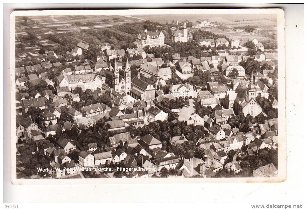 4760 WERL, Luftaufnahme, 1949 - Werl