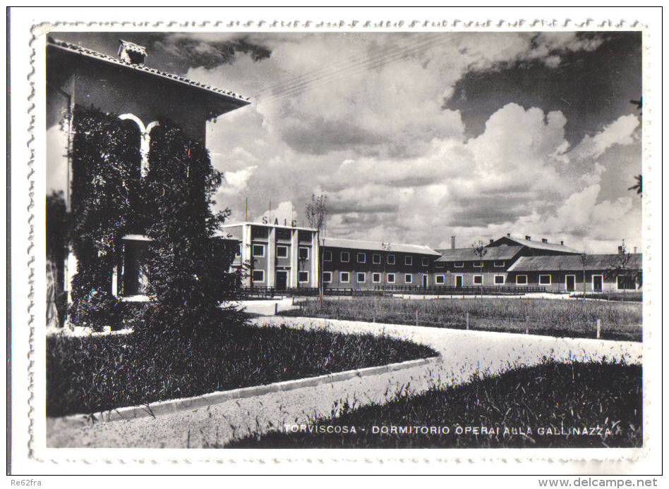 Torviscosa, Dormitorio Operai Alla Gallinazza - F.G. -  Anni ´1950 - Udine