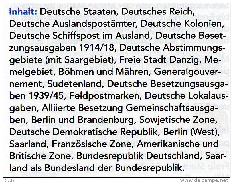 All Stamps Germany With DVD MICHEL 2015/2016 New 52€ D AD Baden Bayern DR 3.Reich Danzig Saar SBZ DDR Berlin AM-Post BRD - Dutch