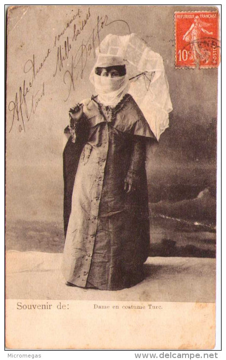 Turquie - Souvenir De : Femme En Costume Turc - Türkei