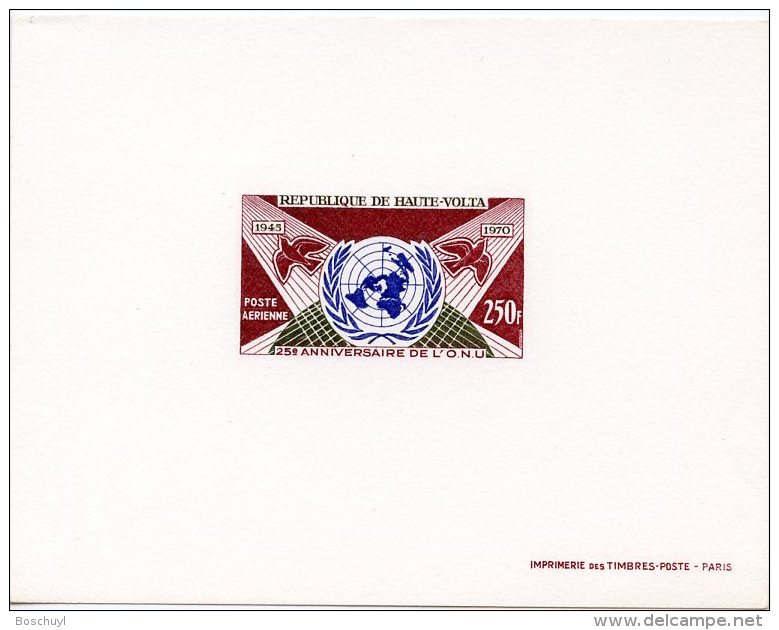 Upper Volta, 1970, UN Anniversary, MNH Imperf Deluxe Sheet, Michel 309 - Haute-Volta (1958-1984)