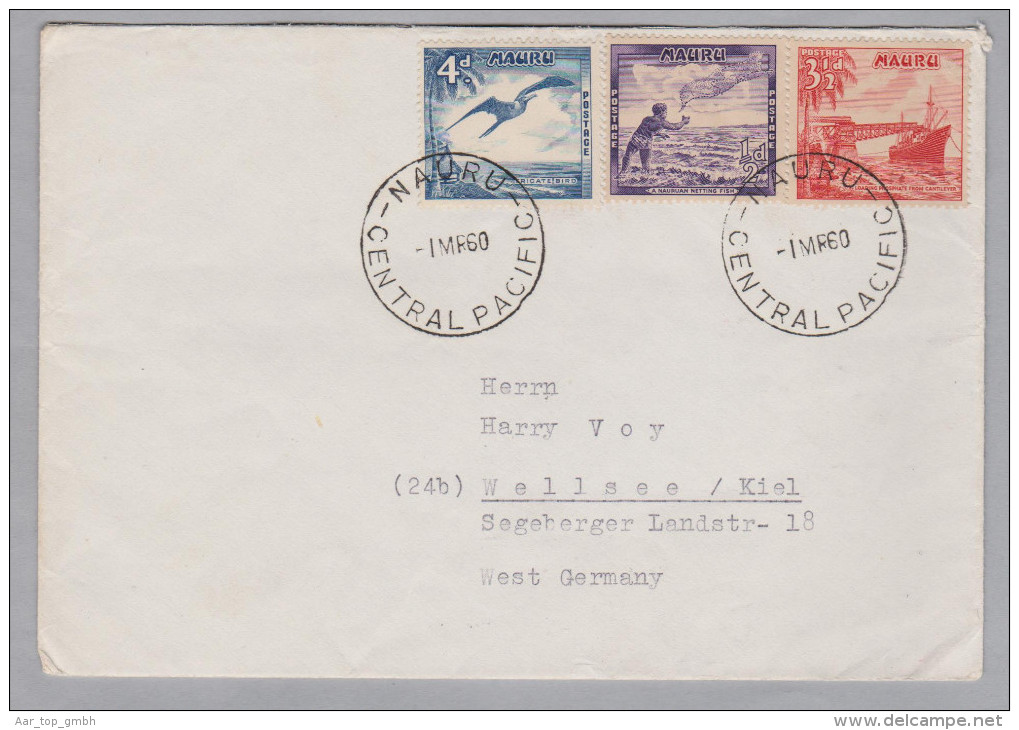 OZ NAURU 1960-03-01 Brief Nach Wellsee DE - Nauru