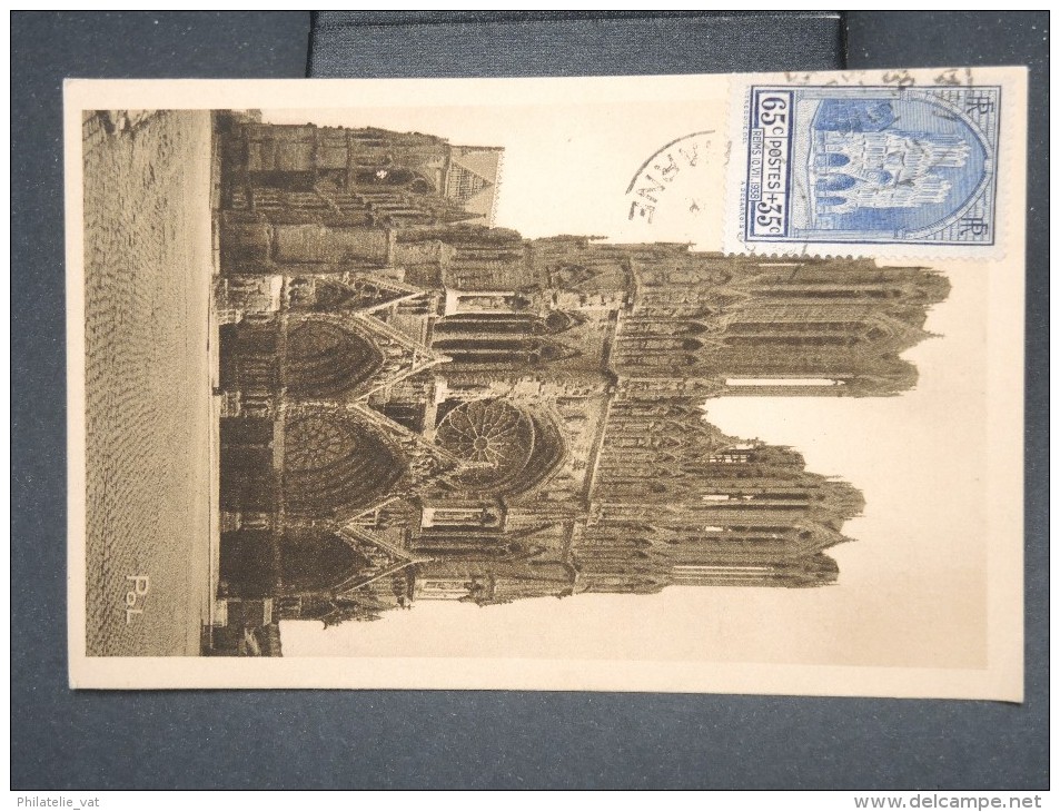 FRANCE - Carte Maximum De Reims 1938 - à Voir - P7694 - 1930-1939