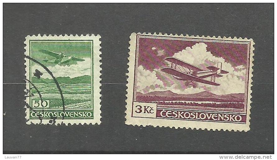 Tchécoslovaquie Poste Aérienne N°10, 13 Cote 2.30 Euros - Luftpost