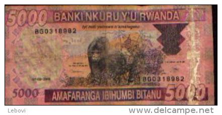 RWANDA - 5000 Francs 01.02.2009 - Rwanda