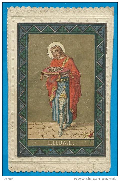 Holycard     St. Ludovicus - Santini