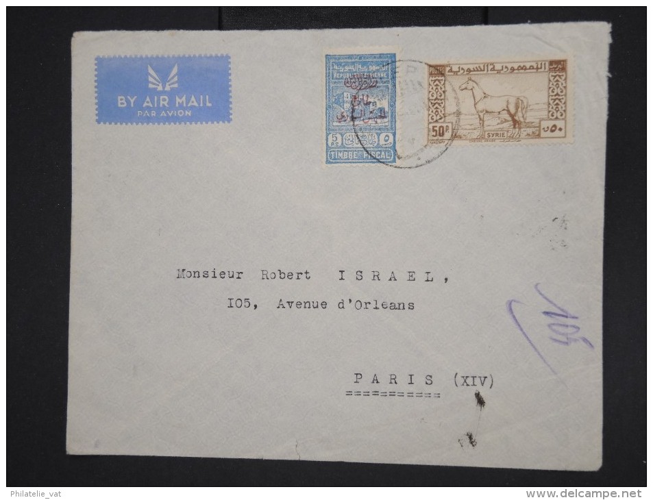 SYRIE - Enveloppe De Alep Pour Paris En 1948 - Aff Plaisant  -  à Voir - P7705 - Syrie