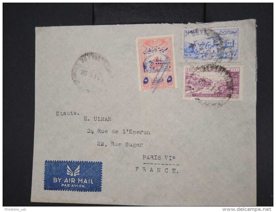 LIBAN - Enveloppe De Beyrouth Pour Paris En 1948 - Aff Plaisant - Par Avion - à Voir - P7707 - Liban