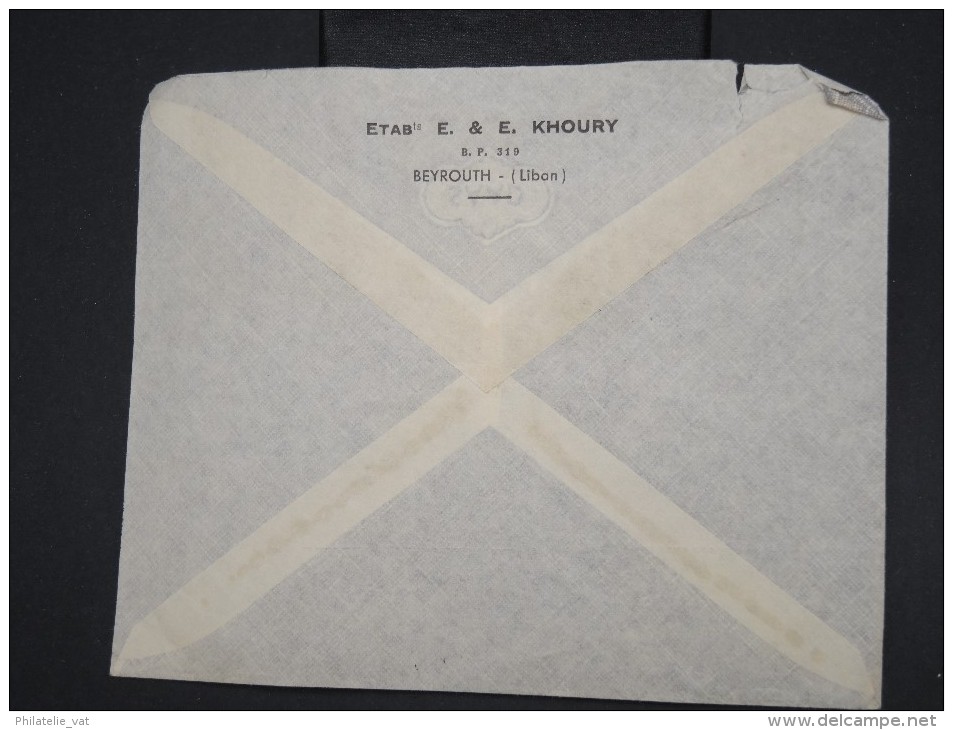 LIBAN - Enveloppe De Beyrouth Pour Paris En 1948 - Aff Plaisant - Par Avion - à Voir - P7708 - Liban