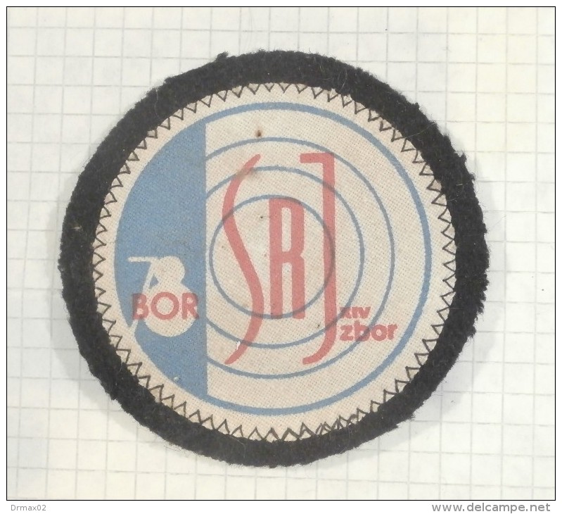 SHOOTING PATCH Archery Competition 1978 - Bor, Serbia / SRJ - Socialist Republics Yugoslavia - Scudetti In Tela