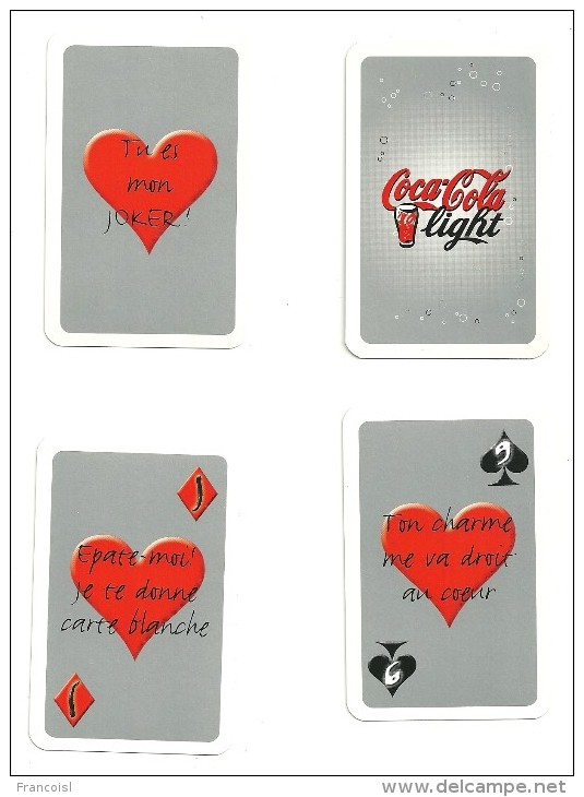 Cartes à Jouer Coca-Cola Light - 54 Kaarten