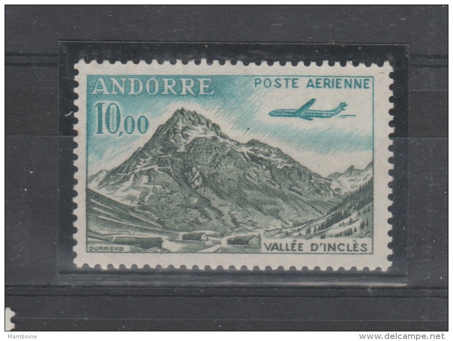 Andorre 1961 Aérien N° 8 Neuf X X (gomme Sans Trace ) - Airmail