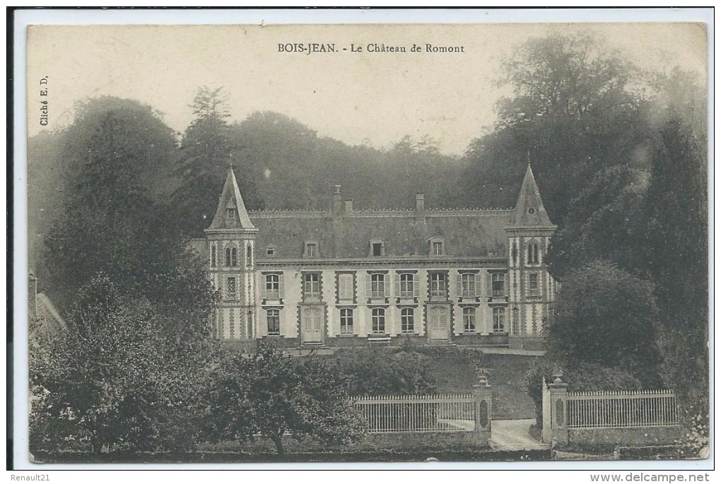 Buire-le-Sec-Bois-Jean-Le Château De Romont (Légère Corne D'angle En Haut à Droite,voir Scan)-(CPA) . - Other & Unclassified