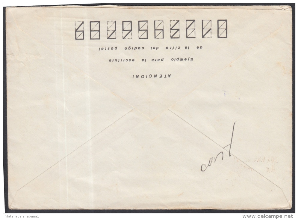 1986-EP-102 CUBA 1986. Ed.199k. POSTAL STATIONERY. MARTIRES DEL MONCADA. MIGUEL A. ORAMAS. C. CLASIF HOLGUIN. USED. - Brieven En Documenten