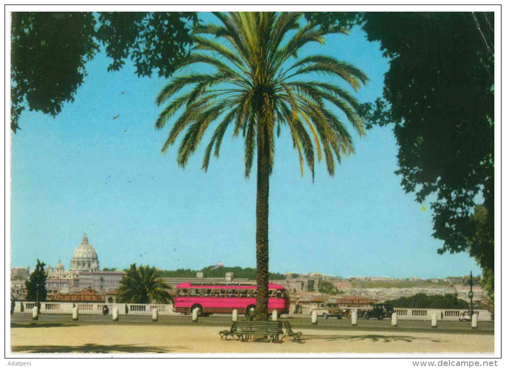 # CARTOLINA LAZIO ROMA – IL PIAZZALE DEL PINCIO VIAGGIATA 1961 VERSO IMPERIA – INDIRIZZO OSCURATO PER PRIVACY CONDIZIONI - Parcs & Jardins