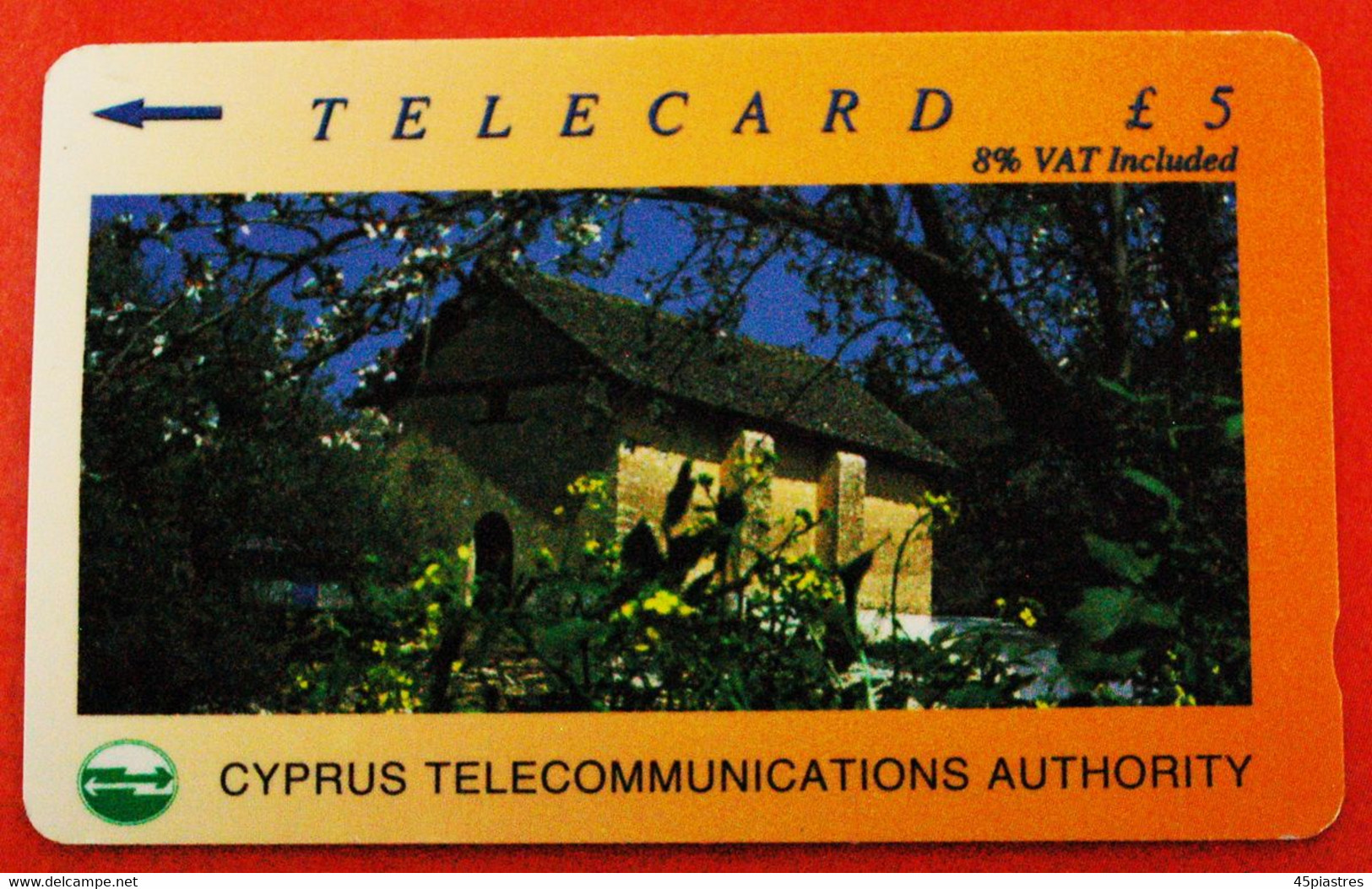 * CHURCH: TELECARD CYPRUS ★ 5 POUNDS USED! LOW START&#9733;NO RESERVE! - Cyprus