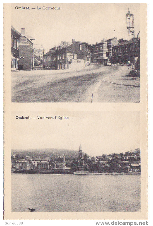 Ombret - La Carrefour - Vue Vers L'Eglise - Amay