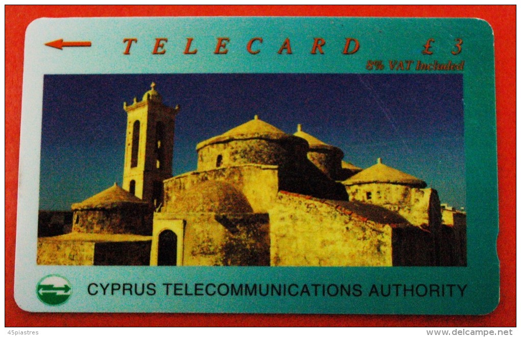 * CHURCH: TELECARD CYPRUS ★ 3 POUNDS USED! LOW START&#9733;NO RESERVE! - Chypre