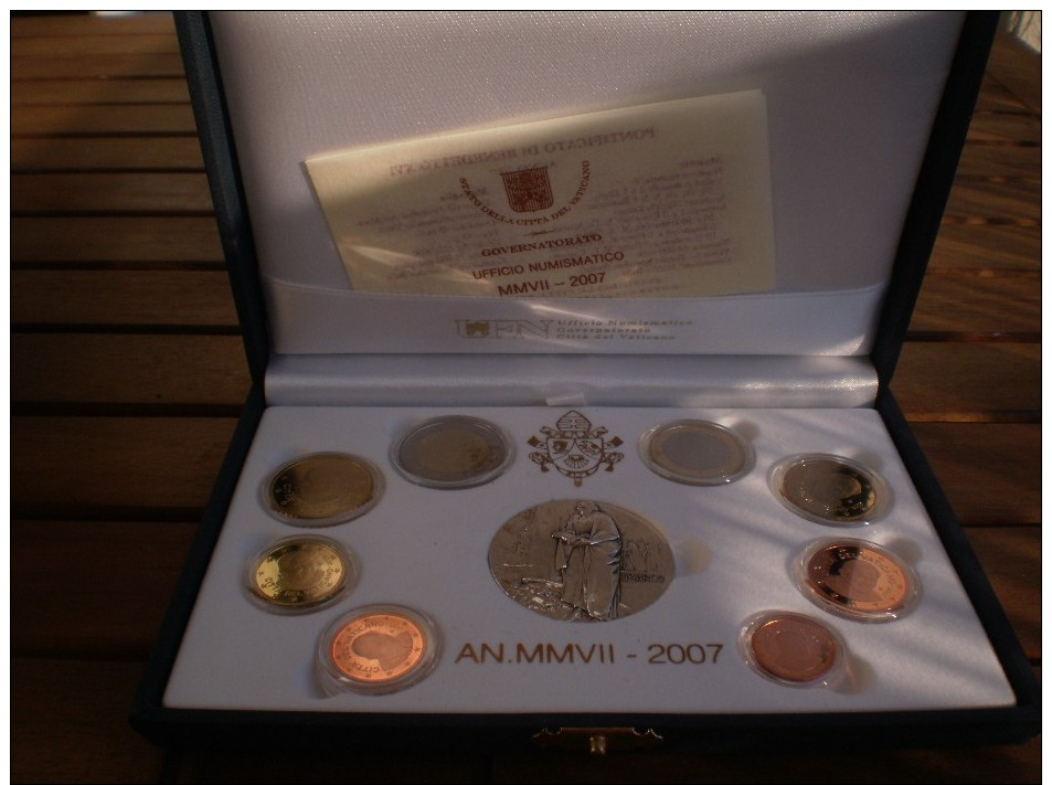 COFFRET BE VATICAN 2007 (dont 1 Médaille Argent) - Vaticano (Ciudad Del)