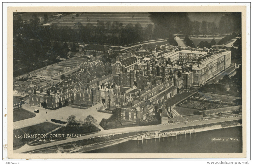 Hampton Court Palace, Aerial View - Middlesex