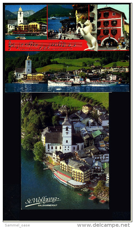2 X St. Wolfgang / Salzkammergut  -  Mehrbildkarte Und Wallfahrtskirche / Romantikhotel  -  Ca.1997 / 2004    (4625) - St. Wolfgang