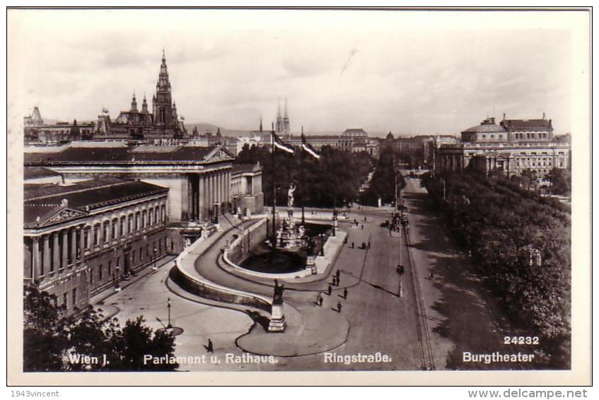 C  11949 - VIENNE - AUTRICHE - Parlamient U Rathaus - Belle CP - - Musées