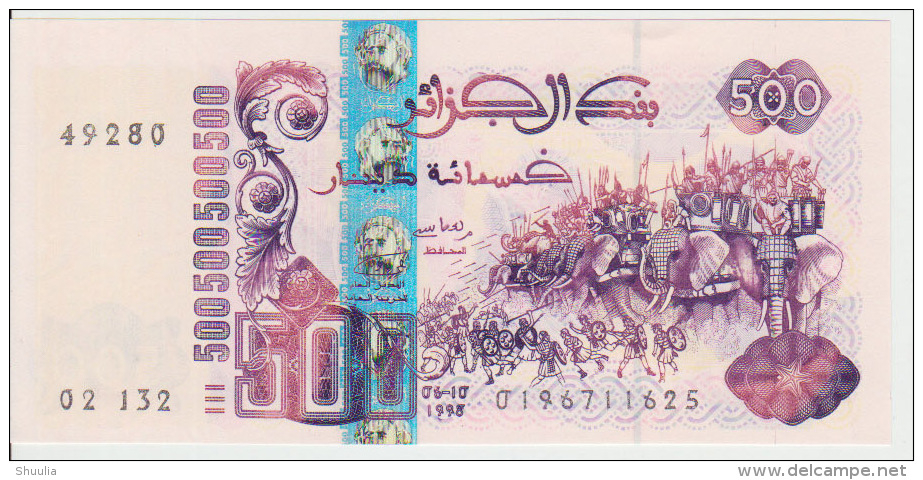 Algeria 500 Dinars 1998 Pick 141 UNC - Argelia