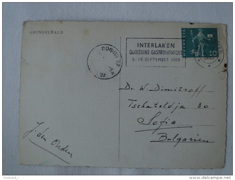 Switzerland Grindelwald   House  Stamp 1960  A 23 - Grindelwald