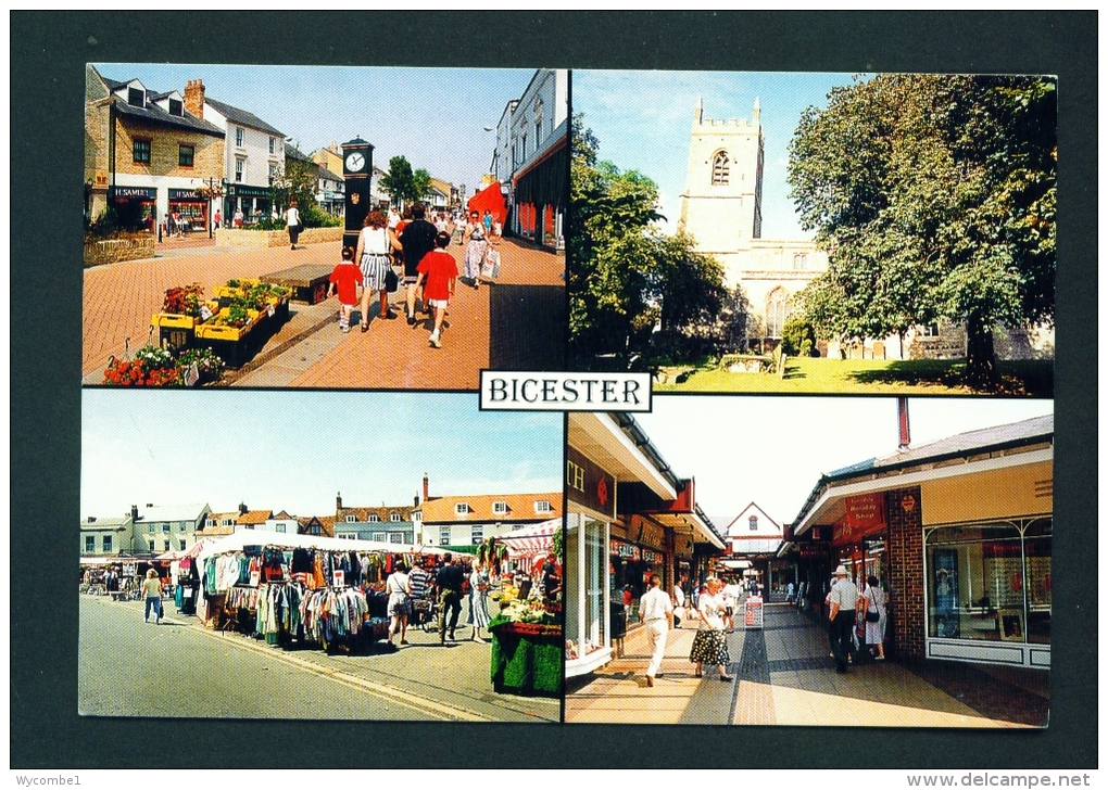 ENGLAND  -  Bicester  Multi View  Used Postcard As Scans - Other & Unclassified