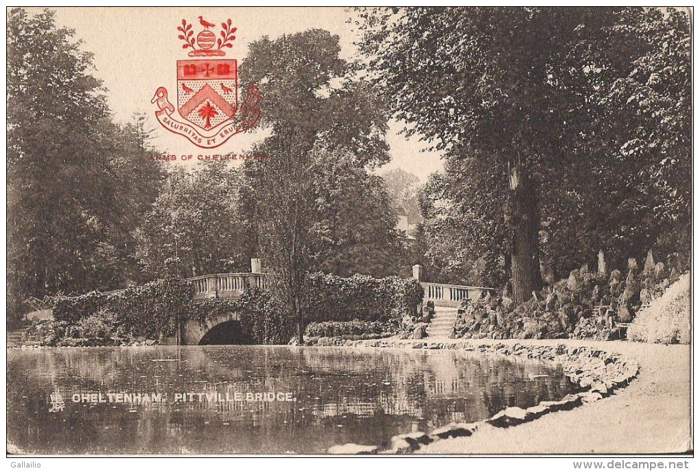 GHELTENHAM PITTVILLE BRIDGE ARMS OF GHELTENHAM - Cheltenham