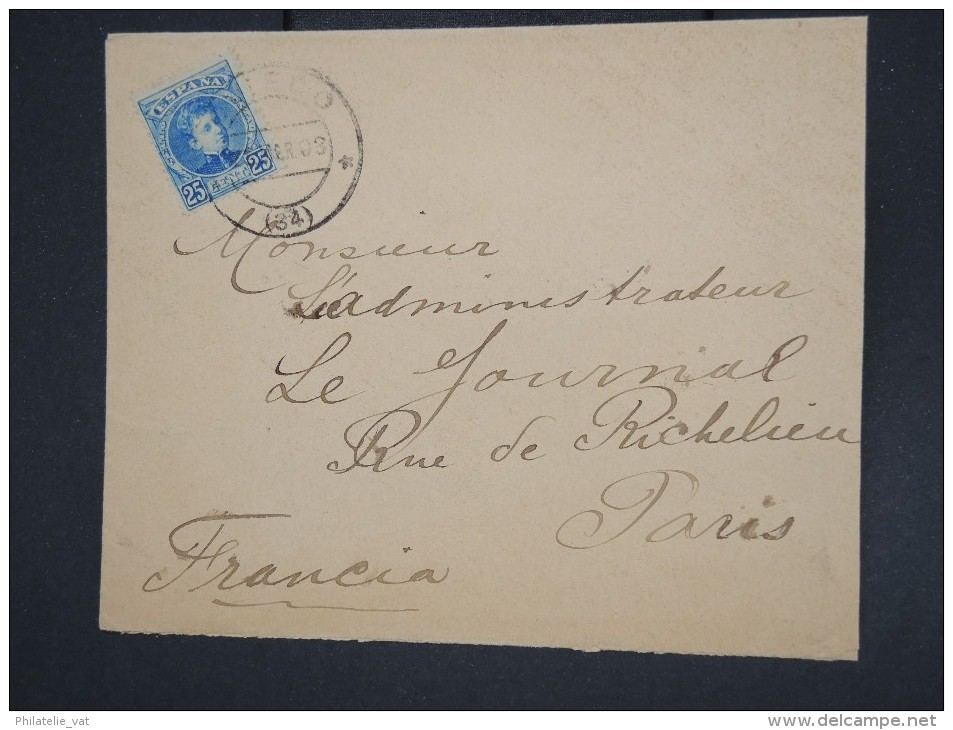 ESPAGNE - Enveloppe Pour Paris En 1903  - à Voir - Lot P7756 - Cartas & Documentos