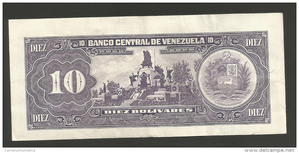 VENEZUELA - BANCO CENTRAL De VENEZUELA - 10 BOLIVARES - (1995) - Venezuela