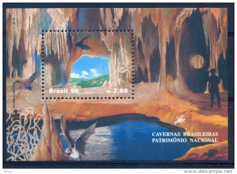 BRAZIL 1996 National Patrimony - Blocks & Sheetlets