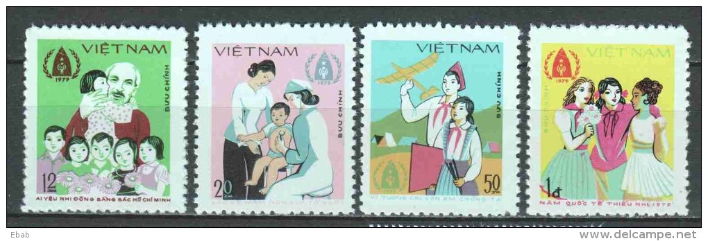 Vietnam 1979 Mi 1040-1043 MNH CHILDREN UNICEF - UNICEF