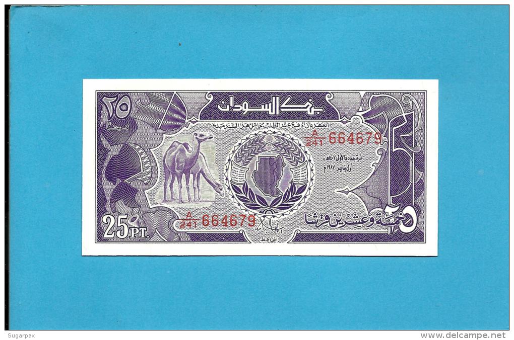 SUDAN - 25 PIASTRES - 1987 - P 37 - UNC. - 2 Scans - Soudan