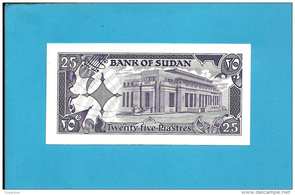 SUDAN - 25 PIASTRES - 1987 - P 37 - UNC. - 2 Scans - Soudan