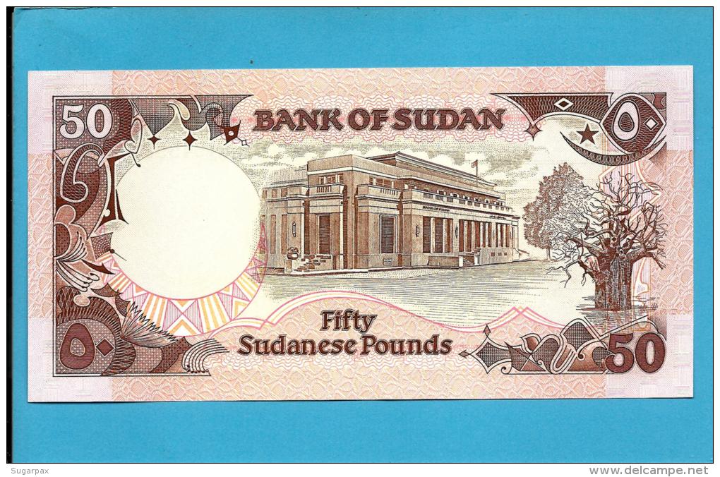 SUDAN - 50  SUDANESE POUNDS - 1991 - P 48 - UNC. - 2 Scans - Soudan