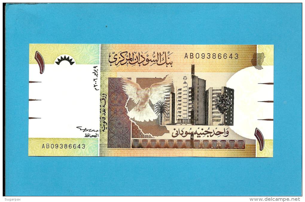 SUDAN - 1  SUDANESE POUND - 2006 - P 64 - UNC. - 2 Scans - Sudan