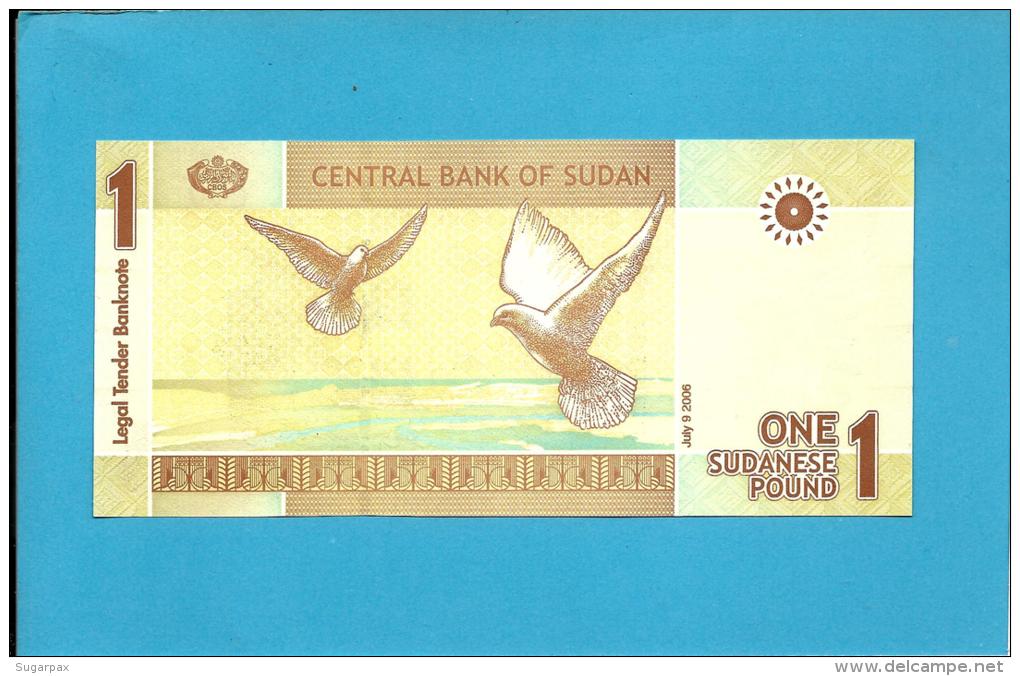SUDAN - 1  SUDANESE POUND - 2006 - P 64 - UNC. - 2 Scans - Soudan