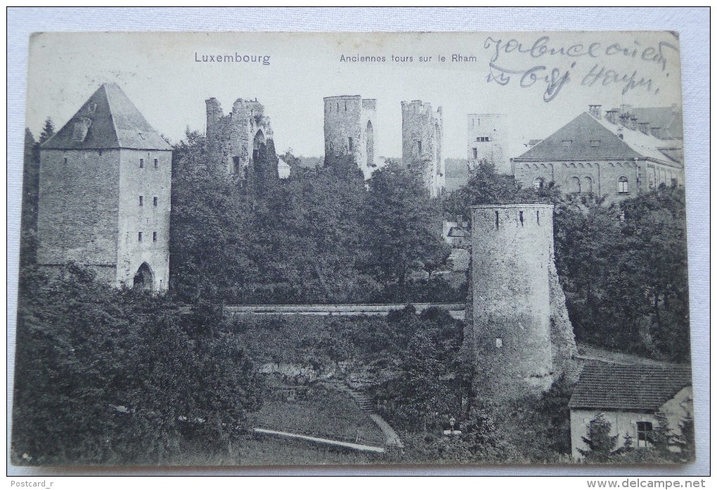 Luxembourg Anciennes Tours Sur Le Rham  1912 A 21 - Luxembourg - Ville