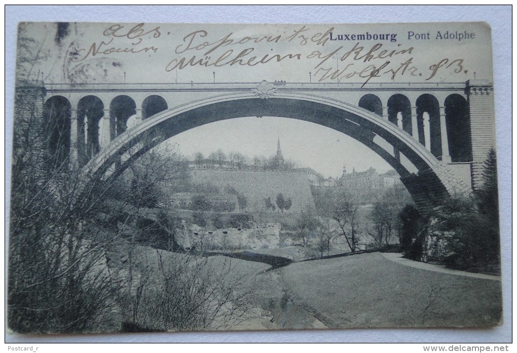 Luxembourg Pont Adolphe 1912 A 21 - Otros & Sin Clasificación