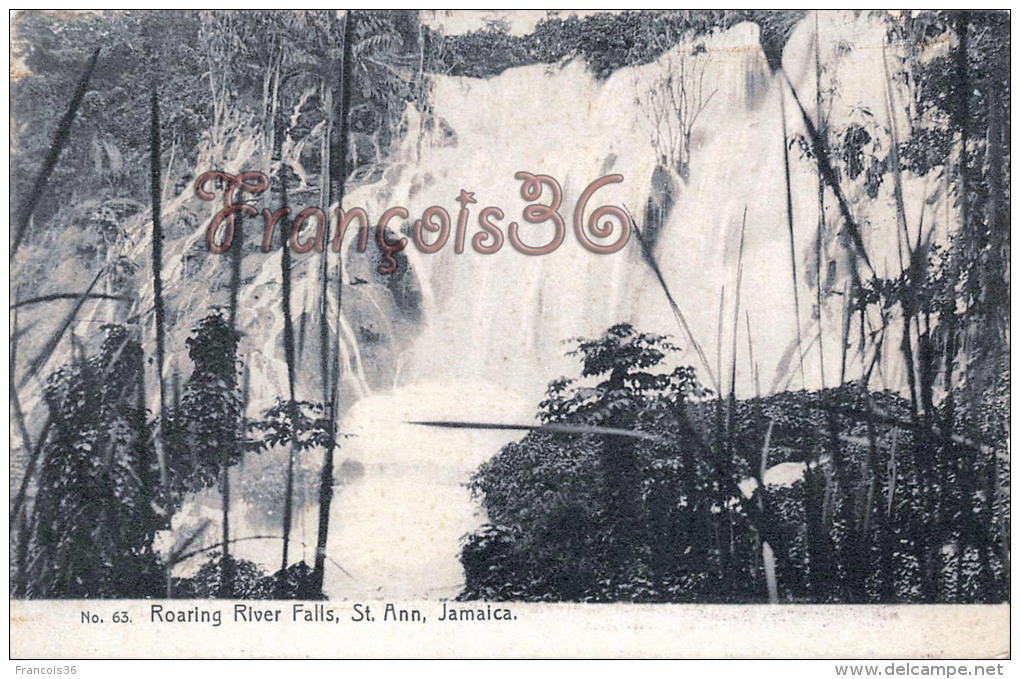 Jamaica Jamaïque - Roaring River Falls, Saint St Ann - 2 SCANS - Jamaica