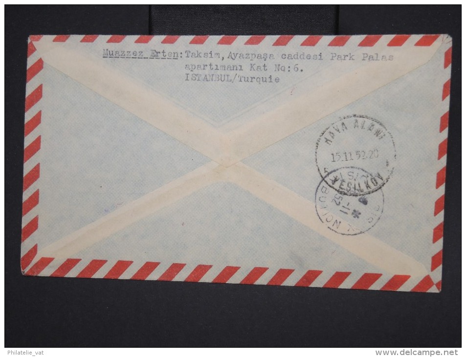 TURQUIE - Enveloppe En Recommandée De Istanbul Pour Paris En 1952  - à Voir - Lot P7790 - Storia Postale