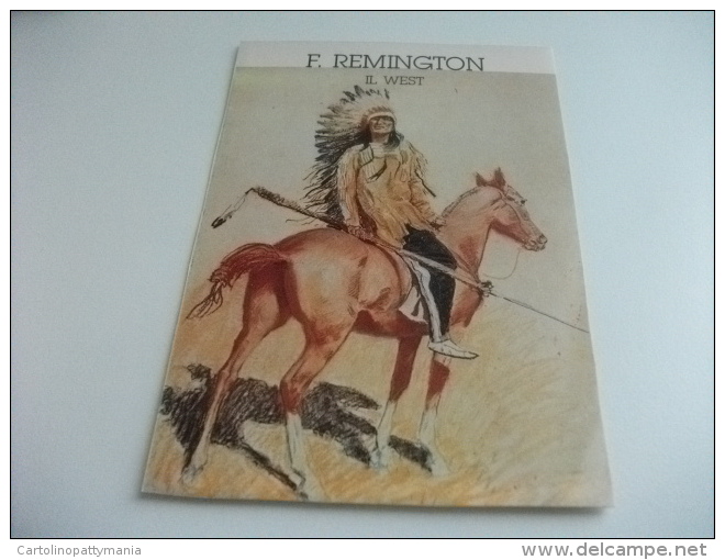 F. REMINGTON IL WEST IL PELLEROSSA A CAVALLO - Indiani Dell'America Del Nord