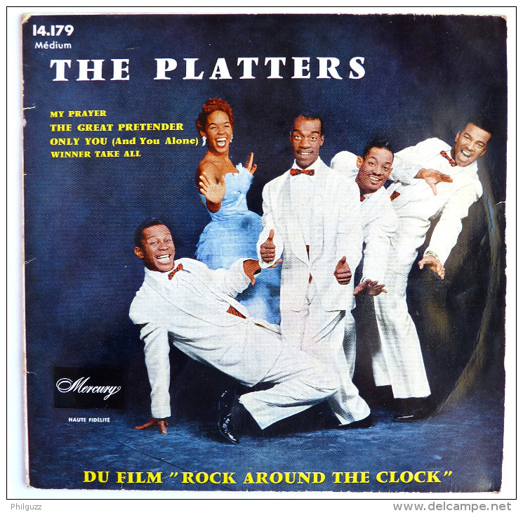 Disque Vinyle 45T LES PLATTERS - MY PRAYER -  MERCURY 14179 - 1957 BIEM - Rock