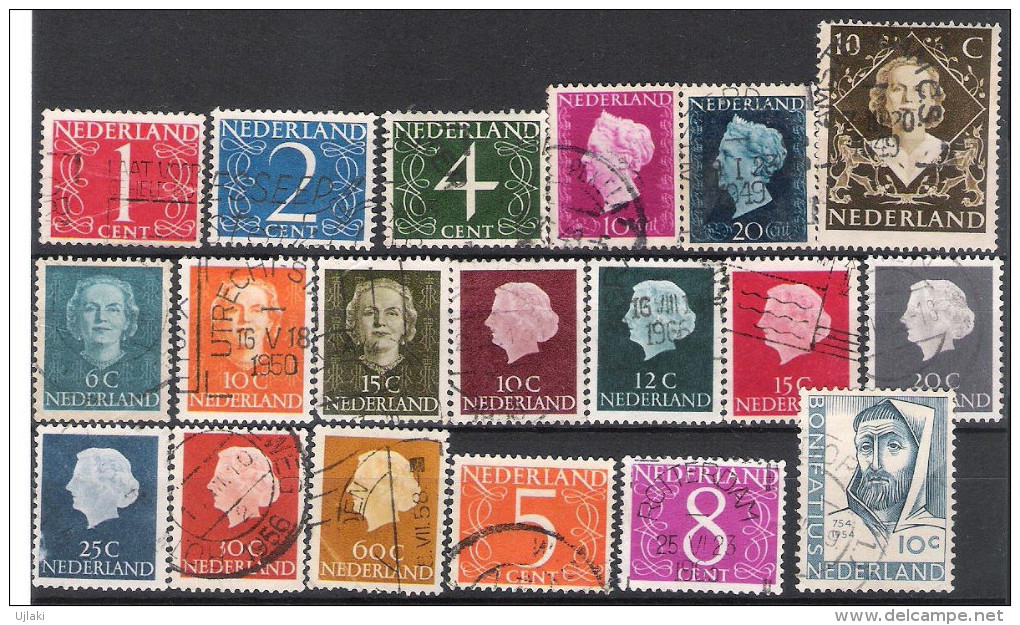 PAYS-BAS::mini Collection  De 122 TP   Ttes époques 1898...1997 - Collections