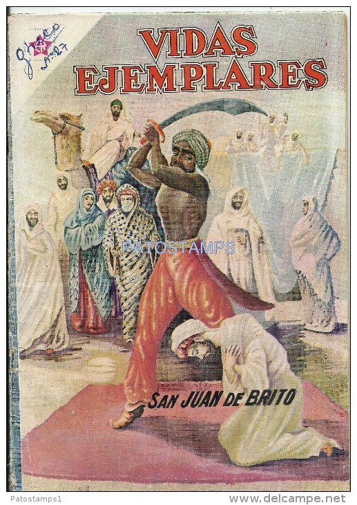 12502 MAGAZINE REVISTA MEXICANAS COMIC VIDAS EJEMPLARES SAN JUAN DE BRITO Nº 86 AÑO 1960 ED ER NOVARO - Oude Stripverhalen