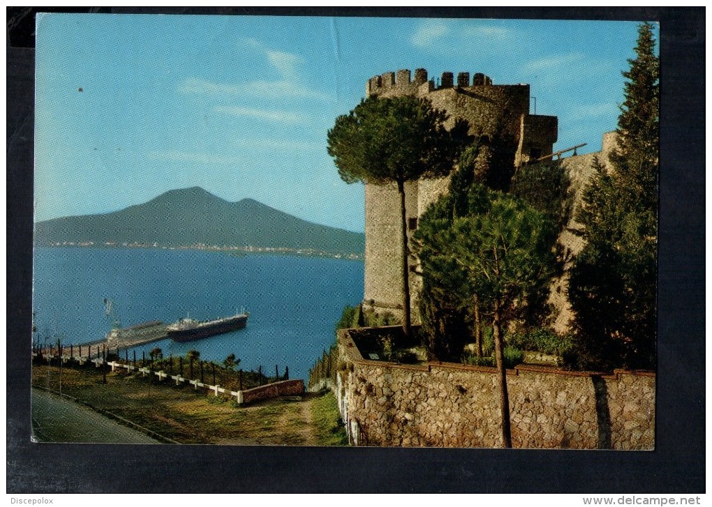 D3295 CASTELLAMARE DI STABIA ( Napoli ) CASTELLO ARAGONESE E Navi Ship - ED. BIAGIO MOLINARI LIBRERIA CS 13/16 - USED - Castellammare Di Stabia