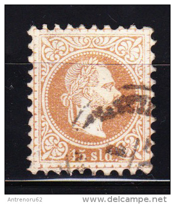 AUSTRIA-LEVANT-1867-15-SOLDI-USED-SEE-SCAN - Levant Autrichien