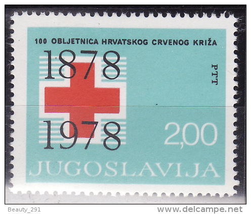 Yugoslavia 1978. 100 Years Of Red Cross In Croatia, MNH(**) Mi 1748 - Ungebraucht